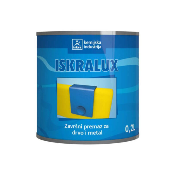 Iskralux emajl zeleni sjajni 0,2l