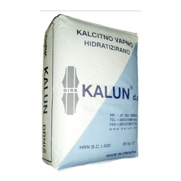 Vapno kalcitno hidratizirano 25kg