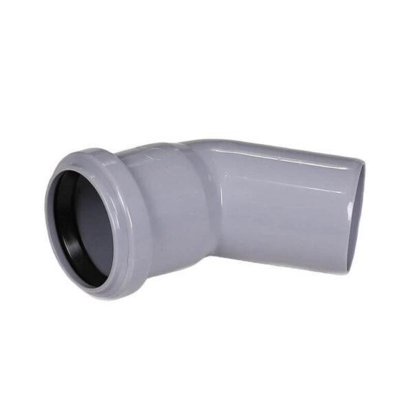 PP koljeno 75mm 45°