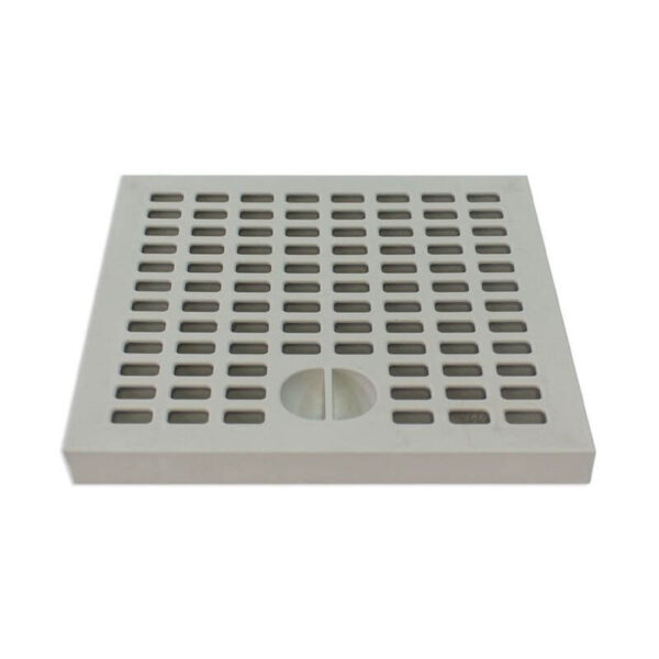 Rešetka šahta PP siva 400x400