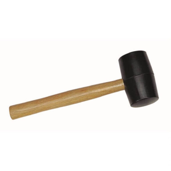 Čekić gumeni drvena drška 80mm BAUTOOL