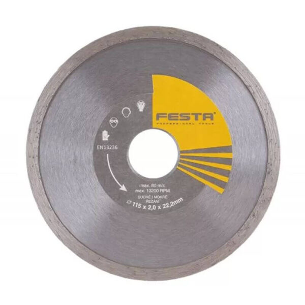 Dijamantna rezna ploča puna 115mm FESTA