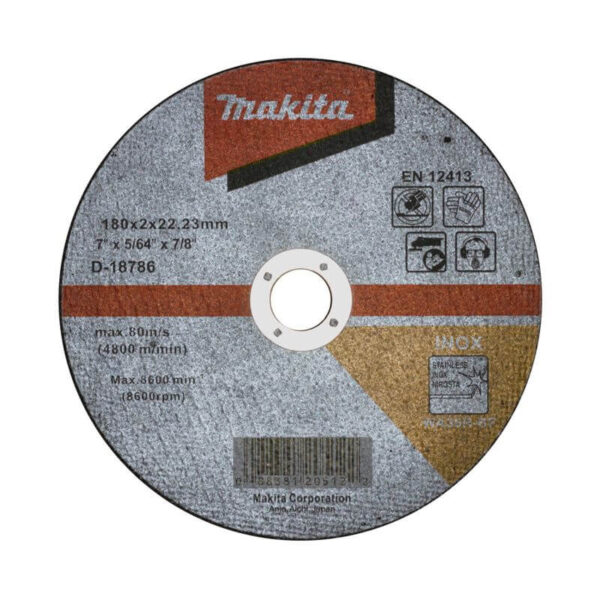 Rezna ploča za inox 178x2x22mm MAKITA