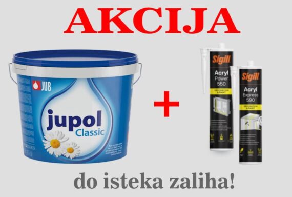 Akcija! Jupol Classic 15l + Sigill Acryl