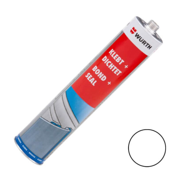 Ljepilo+brtvilo K+D bijelo 300ml WÜRTH