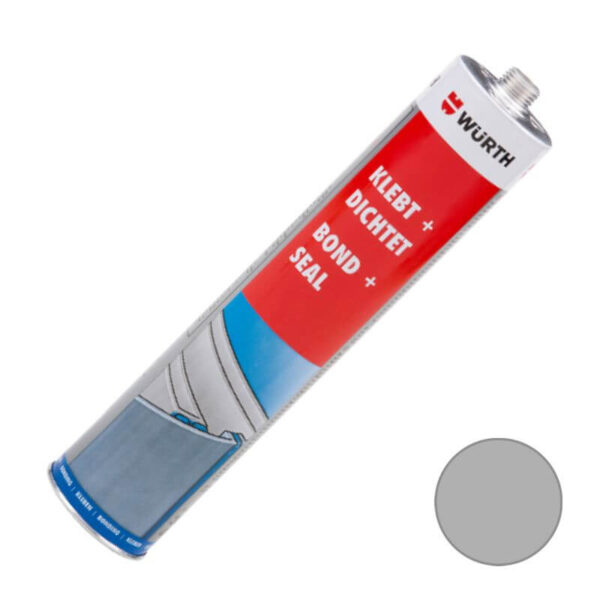 Ljepilo+brtvilo K+D sivo 300ml WÜRTH